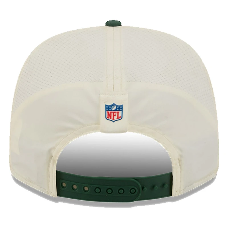 Green Bay Packers Cream and Green 2026 NFL Training Camp New Era 9SEVENTY Adjustable Hat