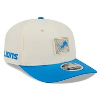 Detroit Lions Cream and Honolulu Blue 2026 NFL Training Camp New Era 9SEVENTY Adjustable Hat