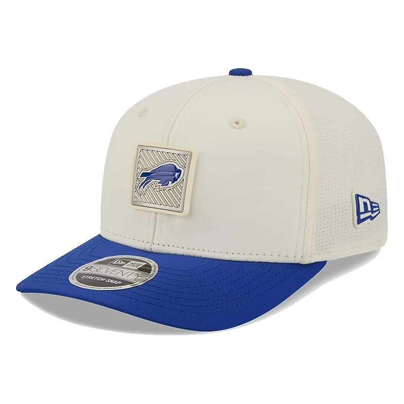 Buffalo Bills Cream and Royal Blue 2026 NFL Training Camp New Era 9SEVENTY Adjustable Hat