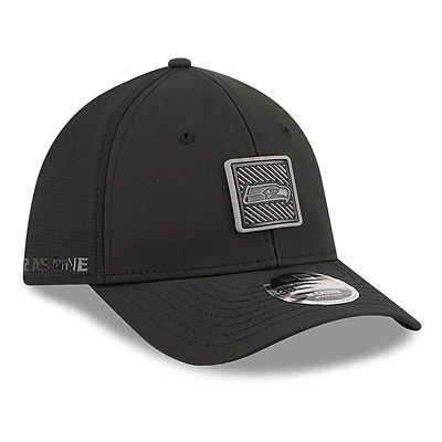 Seattle Seahawks Black 2026 NFL Training Camp New Era 39THIRTY M-Crown Flex Hat