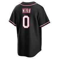 St. Louis Cardinals Masyn Winn Black Fashion Nike Replica Jersey