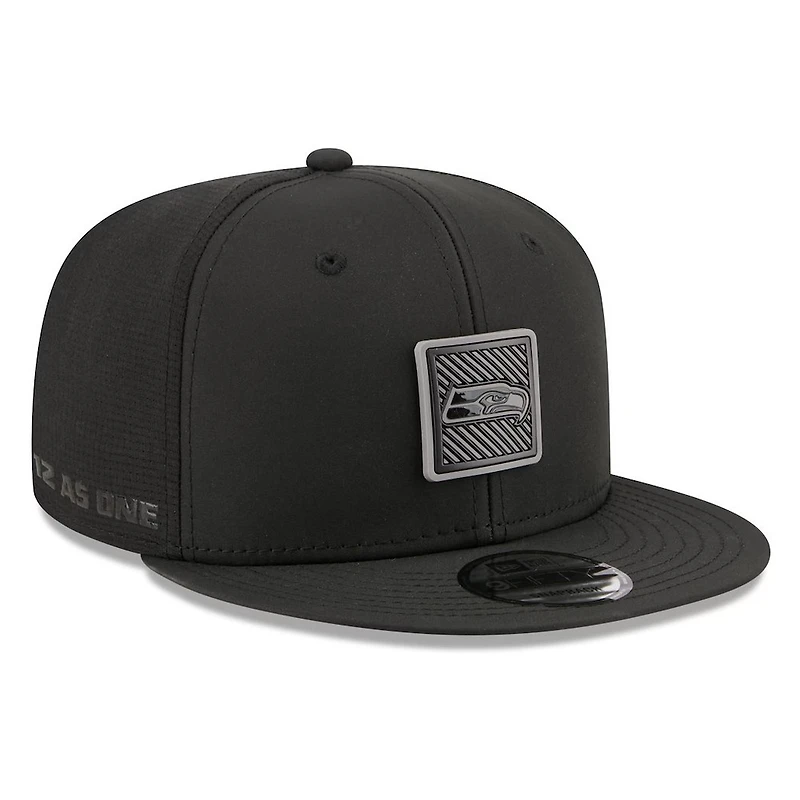 Seattle Seahawks Black 2026 NFL Training Camp New Era 9FIFTY Adjustable Hat