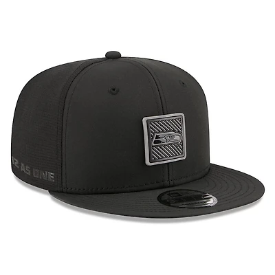 Seattle Seahawks Black 2026 NFL Training Camp New Era 9FIFTY Adjustable Hat