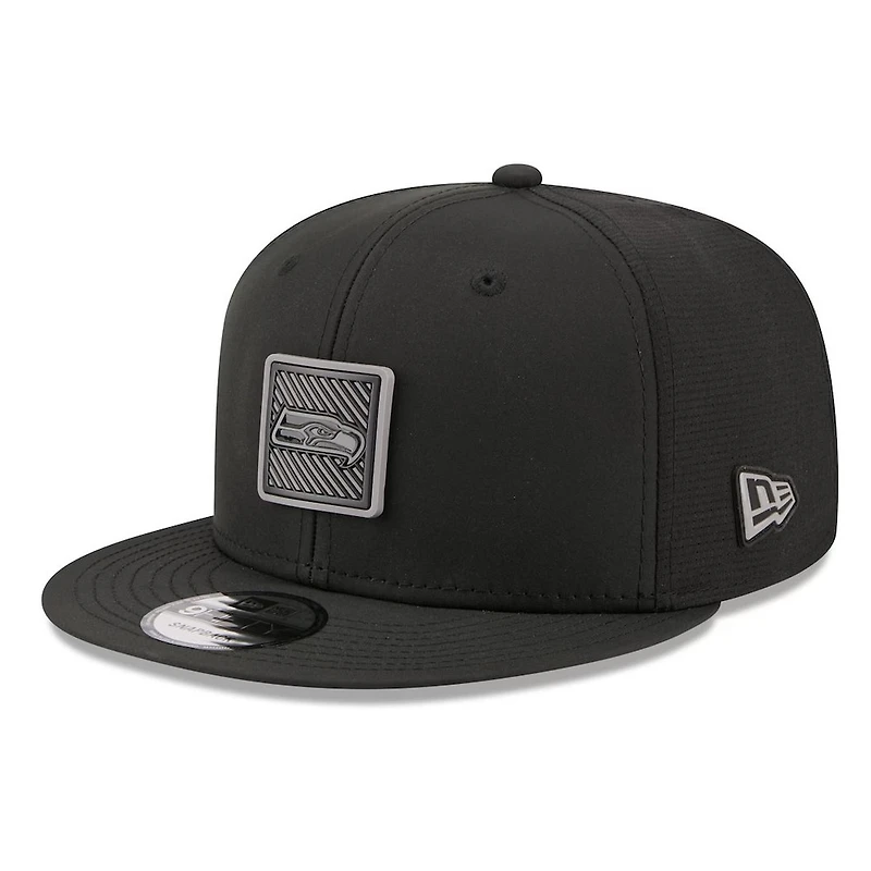 Seattle Seahawks Black 2026 NFL Training Camp New Era 9FIFTY Adjustable Hat
