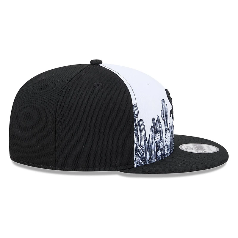 Chicago White Sox Black and White Grow 2026 Spring Training New Era 9FIFTY Snapback Hat