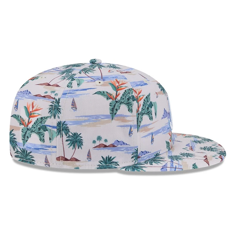Atlanta Braves Cream Tropical Print 2026 Spring Training Fan Pack New Era 9FIFTY Snapback Hat
