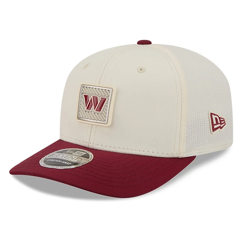 Washington Commanders Cream and Burgundy 2026 NFL Training Camp New Era 9SEVENTY Adjustable Hat