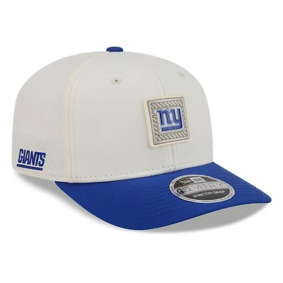 New York Giants Cream and Royal Blue 2026 NFL Training Camp New Era 9SEVENTY Adjustable Hat