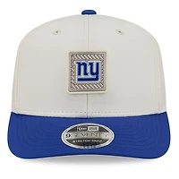 New York Giants Cream and Royal Blue 2026 NFL Training Camp New Era 9SEVENTY Adjustable Hat