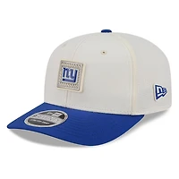 New York Giants Cream and Royal Blue 2026 NFL Training Camp New Era 9SEVENTY Adjustable Hat