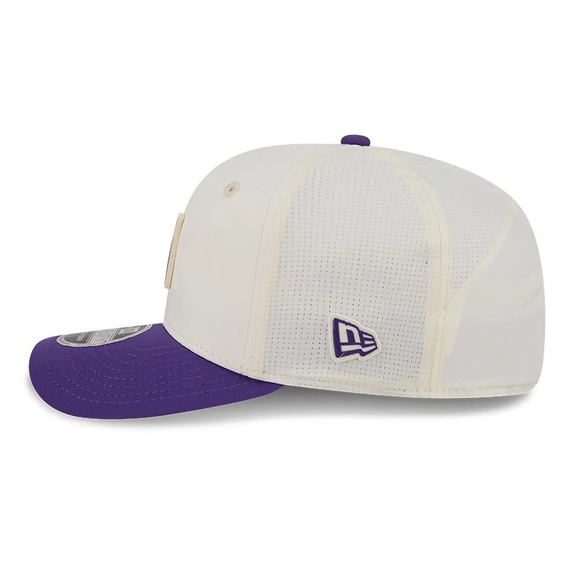 Minnesota Vikings Cream and Purple 2026 NFL Training Camp New Era 9SEVENTY Adjustable Hat
