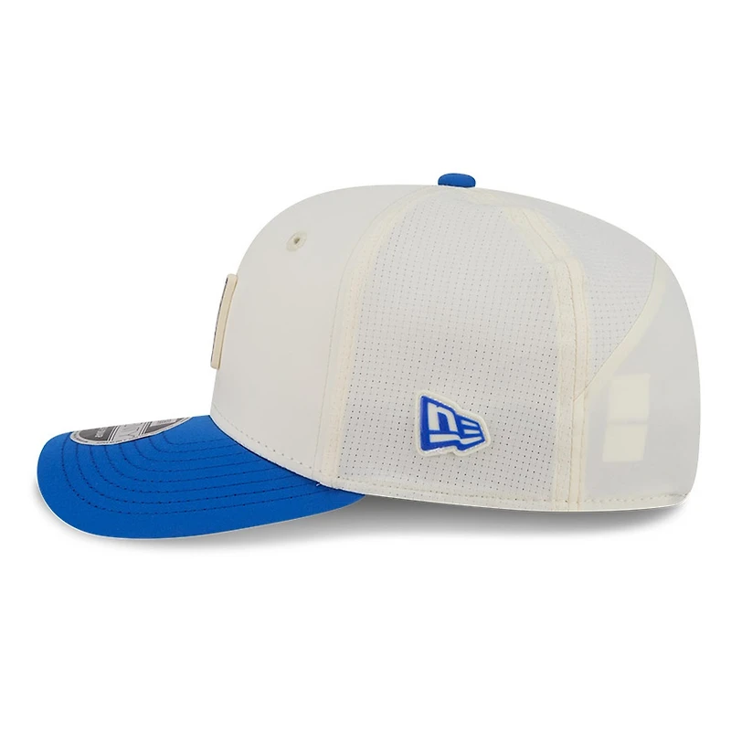 Los Angeles Rams Cream and Royal Blue 2026 NFL Training Camp New Era 9SEVENTY Adjustable Hat