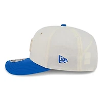Los Angeles Rams Cream and Royal Blue 2026 NFL Training Camp New Era 9SEVENTY Adjustable Hat