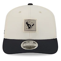 Houston Texans Cream and Navy 2026 NFL Training Camp New Era 9SEVENTY Adjustable Hat