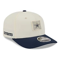 Dallas Cowboys Cream and Navy 2026 NFL Training Camp New Era 9SEVENTY Adjustable Hat