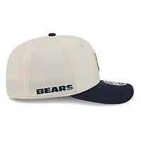 Chicago Bears Cream and Navy 2026 NFL Training Camp New Era 9SEVENTY Adjustable Hat