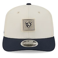 Chicago Bears Cream and Navy 2026 NFL Training Camp New Era 9SEVENTY Adjustable Hat