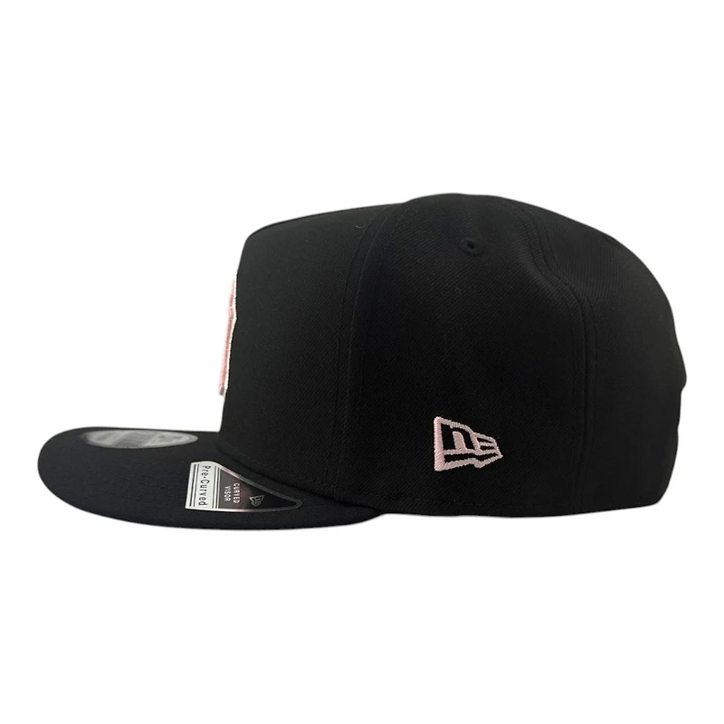 Los Angeles Dodgers Black and Pink 1963 World Series Patch New Era 9FIFTY A-Frame Hat