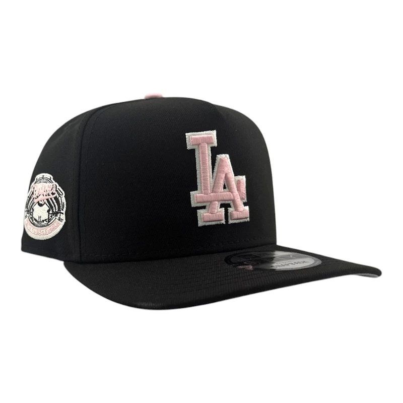 Los Angeles Dodgers Black and Pink 1963 World Series Patch New Era 9FIFTY A-Frame Hat