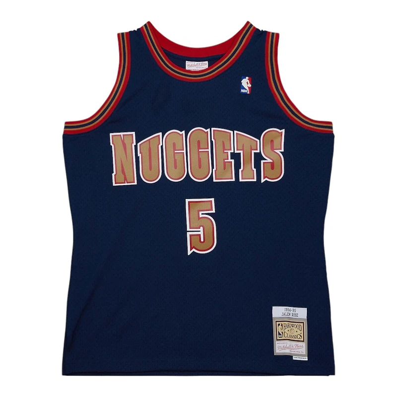 Denver Nuggets Jalen Rose Navy Mitchell & Ness 1994-95 Hardwood Classics Swingman Jersey