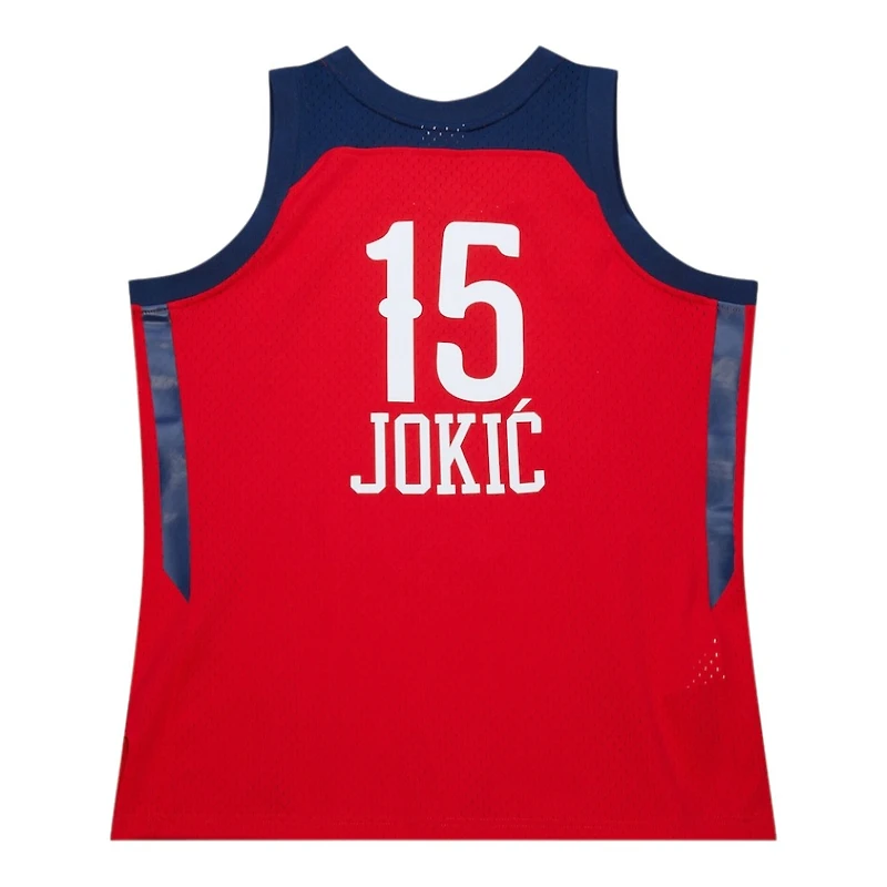 Denver Nuggets Nikola Jokic Red Mitchell & Ness 2017 NBA Rising Stars Swingman Jersey
