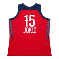Denver Nuggets Nikola Jokic Red Mitchell & Ness 2017 NBA Rising Stars Swingman Jersey