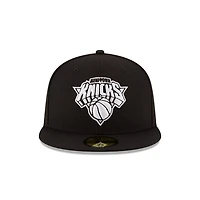 New York Knicks Black and White Era 59FIFTY Fitted Hat