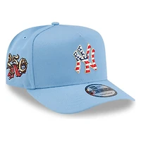 New York Yankees Sky Blue USA Logo 250th Anniversary Patch New Era 9FIFTY A-Frame Snapback Hat