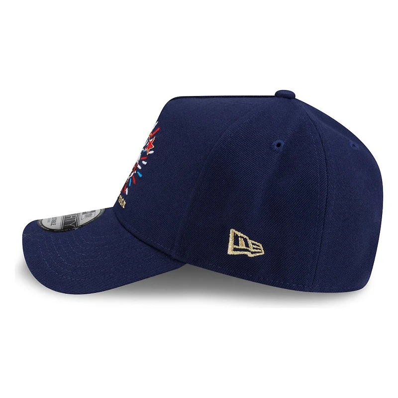USA Navy Skull 250th Anniversary Patch New Era 9FORTY A-Frame Snapback Hat