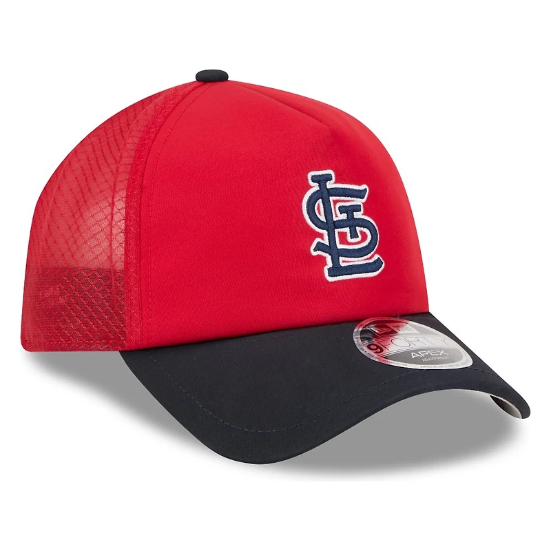 St. Louis Cardinals Red and Navy Batting Practice New Era 9FORTY APEX Hat