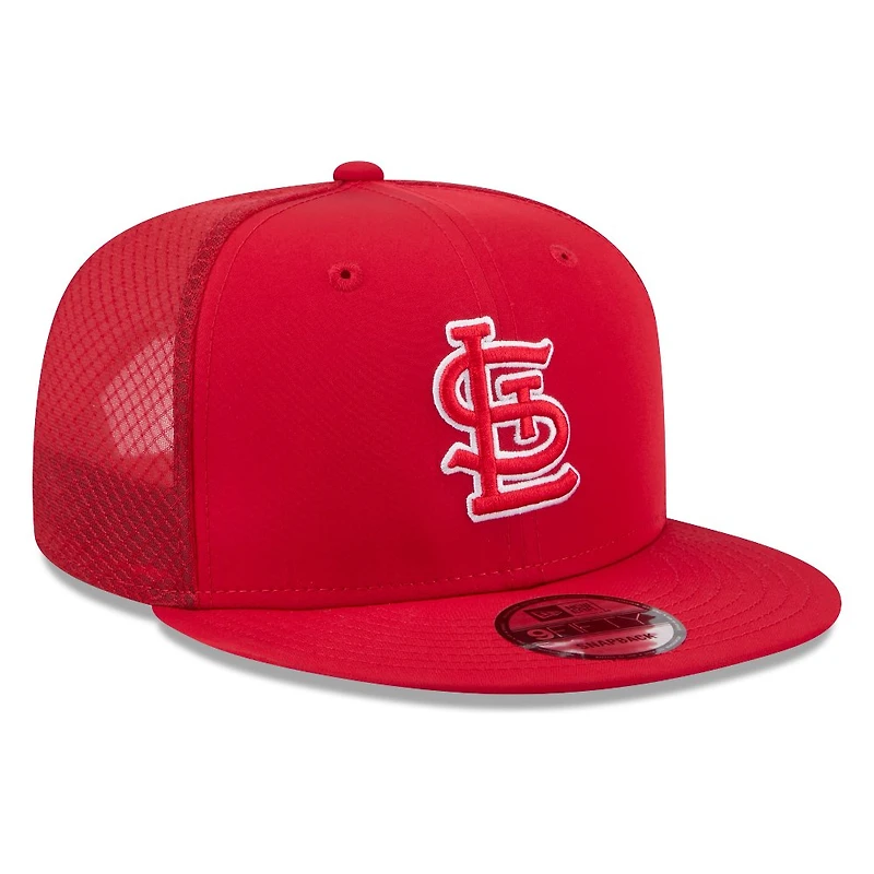 St. Louis Cardinals Red Mesh Back New Era 9FIFTY Snapback Hat