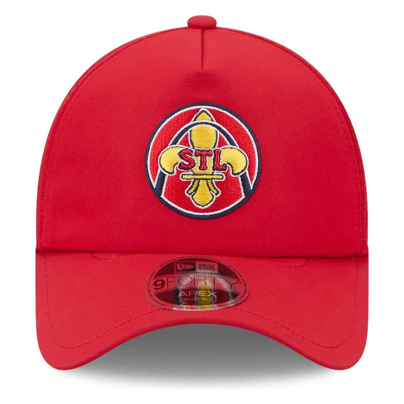 St. Louis Cardinals Red City Connect Fleur-de-lis New Era 9FORTY APEX Hat