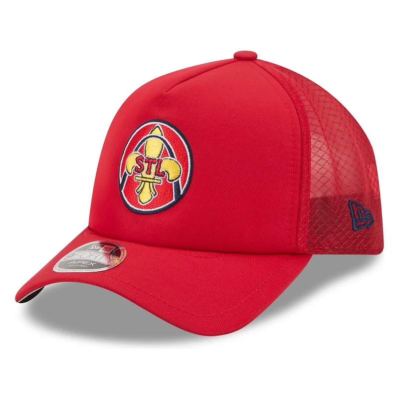 St. Louis Cardinals Red City Connect Fleur-de-lis New Era 9FORTY APEX Hat