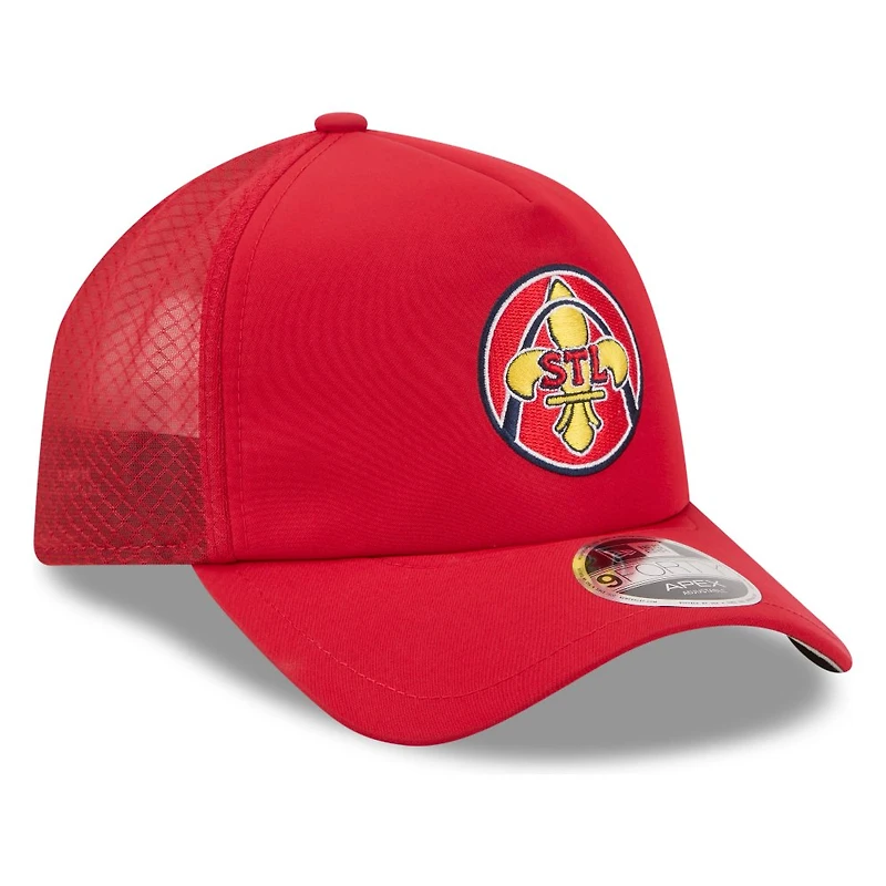 St. Louis Cardinals Red City Connect Fleur-de-lis New Era 9FORTY APEX Hat