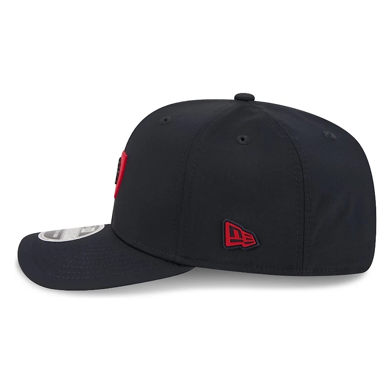 St. Louis Cardinals Charcoal Rubber Patch New Era 9SEVENTY Stretch-Snap Hat