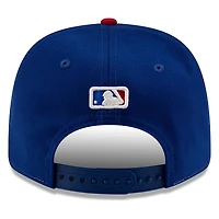 Chicago Cubs Chrome and Royal Blue Throwback New Era 9SEVENTY Stretch-Snap Hat