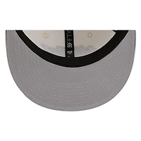 Los Angeles Kings Chrome White Two Tone Basic New Era 59FIFTY Fitted Hat