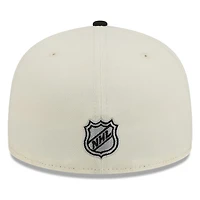 Los Angeles Kings Chrome White Two Tone Basic New Era 59FIFTY Fitted Hat