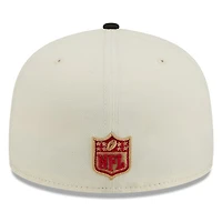 San Francisco 49ers Chrome White Two Tone Basic New Era 59FIFTY Fitted Hat