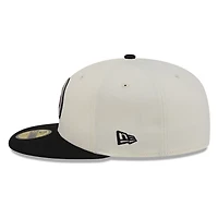Pittsburgh Steelers Chrome White Two Tone Basic New Era 59FIFTY Fitted Hat