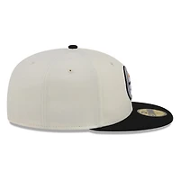 Pittsburgh Steelers Chrome White Two Tone Basic New Era 59FIFTY Fitted Hat