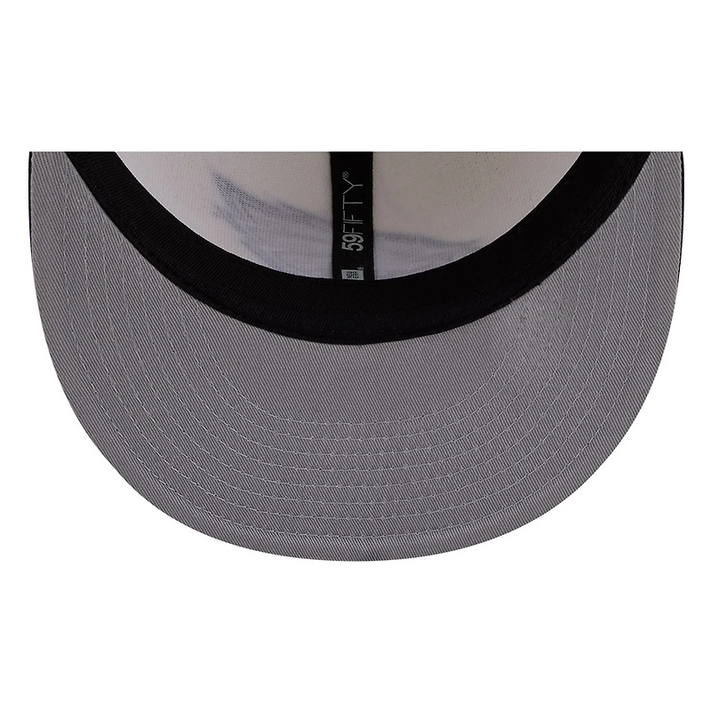 Philadelphia Eagles Chrome White Two Tone Basic New Era 59FIFTY Fitted Hat