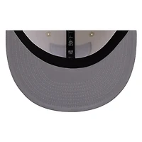 Las Vegas Raiders Chrome White Two Tone Basic New Era 59FIFTY Fitted Hat