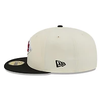 Kansas City Chiefs Chrome White Two Tone Basic New Era 59FIFTY Fitted Hat