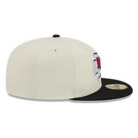 Kansas City Chiefs Chrome White Two Tone Basic New Era 59FIFTY Fitted Hat