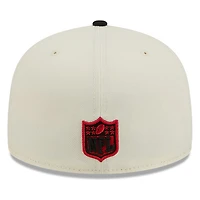 Kansas City Chiefs Chrome White Two Tone Basic New Era 59FIFTY Fitted Hat