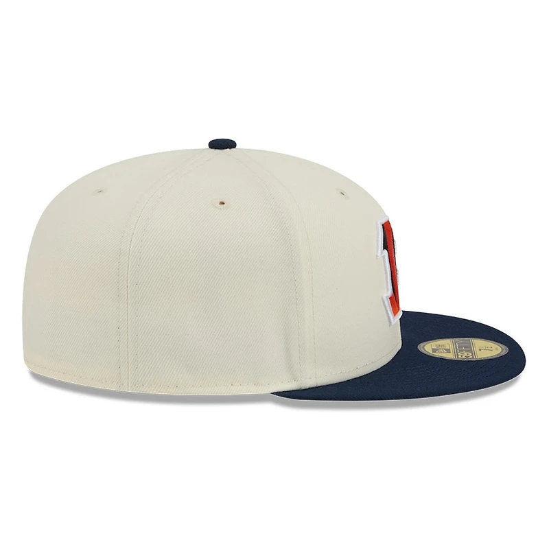 Cincinnati Bengals Chrome White Two Tone Basic New Era 59FIFTY Fitted Hat