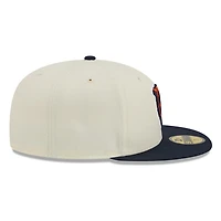 Chicago Bears Chrome White Two Tone Basic New Era 59FIFTY Fitted Hat