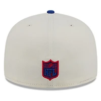 Buffalo Bills Chrome White Two Tone Basic New Era 59FIFTY Fitted Hat