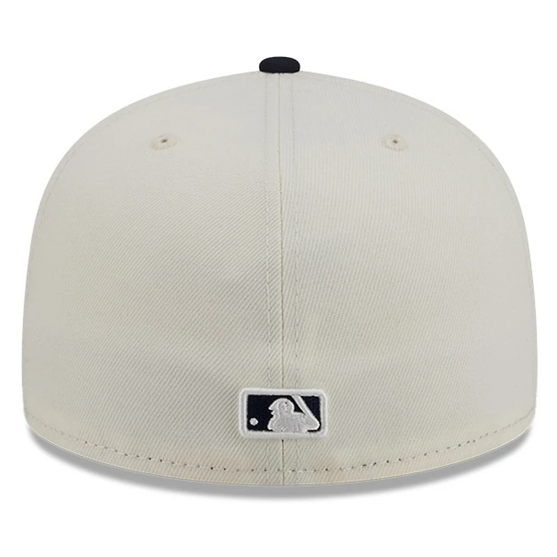 Washington Nationals Chrome White Two Tone Basic New Era 59FIFTY Fitted Hat